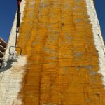 Proceso de aislamiento de la fachada de una vivienda