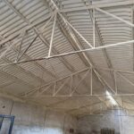 Resultado del aislamiento interior de una nave industrial
